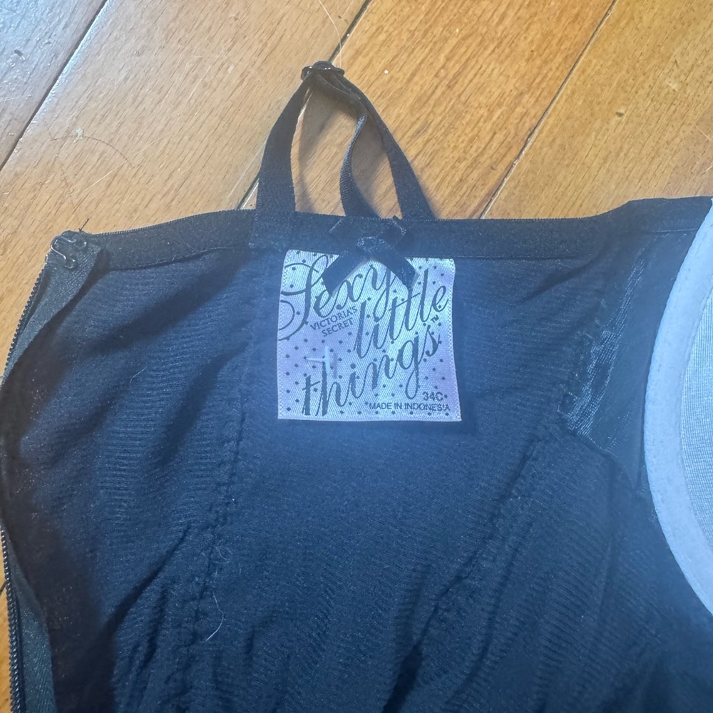 Victoria's Secret black bustier lace corset top - Picture 3 of 3